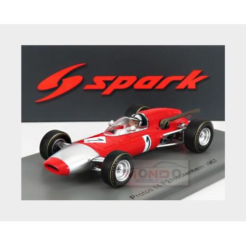 1:43 SPARK Protos F2 16 #1 Hockenheim 1967 P.Rodriguez Red Silver S7568