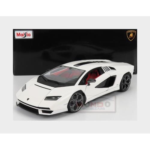 1:18 MAISTO Lamborghini Countach Lpi 800-4 2021 Bianco Siderale White MI31459W