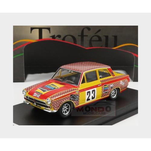 1:43 TROFEU Ford England Lotus Cortina 23 Touring Car Championship Sweden 1968 E.Berger Red Yellow TRRSE19