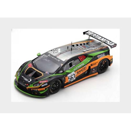 1:43 SPARK Lamborghini Huracan Gt3 Evo Team Fff Racing #563 24H Spa 2019 D.Lind A.Caldarelli M.Mapelli Black Green Orange SB323