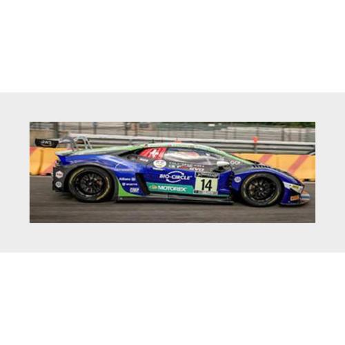 1:43 SPARK Lamborghini Huracan Gt3 Evo Team Emil Frey Racing #14 24H Spa 2021 A.Fontana R.Ineichen R.Feller Blue Black Green SB455