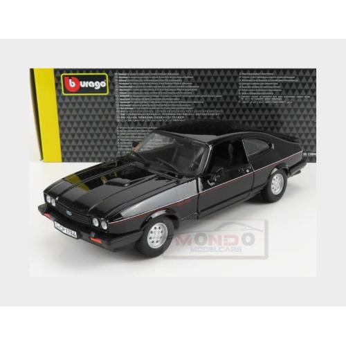 1:24 BURAGO Ford England Capri Injection 1982 Black BU21093BK