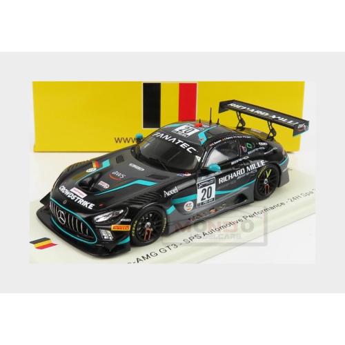 1:43 SPARK Mercedes Benz Amg Gt3 Team Sps Automotive Performance #20 24H Spa 2021 V.Pierburg G.Kurtz C.Braun D.Baumann Grey Black SB450