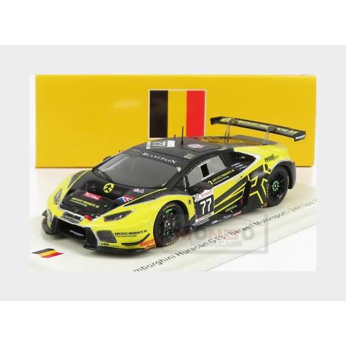 1:43 SPARK Lamborghini Huracan Gt3 Team Barwell Motorsport #77 24H Spa 2017 A.Amstutz M.Kodric P.Kujala O.Gavin Black Yellow SB301