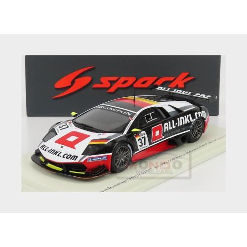 1:43 SPARK Lamborghini Murcielago Lp670 R-Sv 6.5L V12 Team All-Inkl.Com Munnich Motorsport #37 Fia Gt1 World Championship 2011 D.Schwager N.Pastorelli Black White Red Yellow S9612
