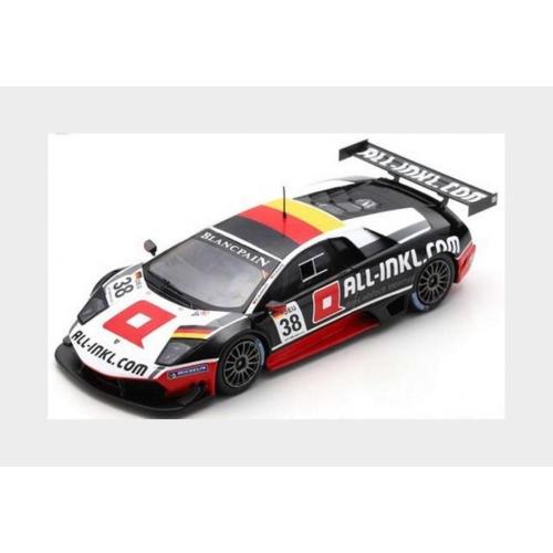 1:43 SPARK Lamborghini Murcielago Lp670 R-Sv 6.5L V12 Team All-Inkl.Com Munnich Motorsport #38 Fia Gt1 World Championship 2011 M.Basseng M.Winkelhock Black White Red Yellow S9613