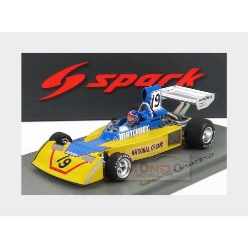 1:43 SPARK Surtees F1 Ts16 #19 British Gp 1975 D.Morgan Yellow Blue S9660