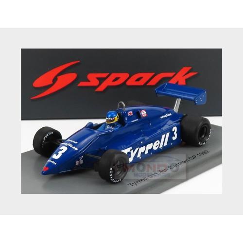1:43 SPARK Tyrrell F1 011 #3 Germany Gp 1982 M.Alboreto Blue S7283