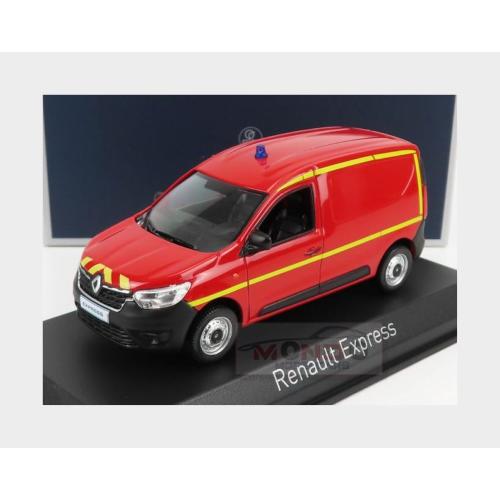 1:43 NOREV Renault Express Van Sapeurs Pompiers 2021 Red Yellow NV511338