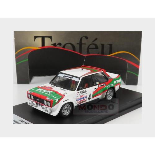 1:43 TROFEU Fiat 131 Abarth #4 Rally Isola D'Elba Italy 1981 B.Beguin J.J.Lenne White Red Green FRRIT11
