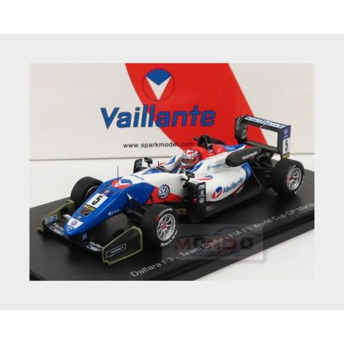 1:43 SPARK Dallara F3 Team Carlin #5 World Cup Macau Gp 2017 S.Fenestraz White Blue Black MV06