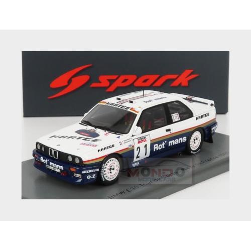 1:43 SPARK Bmw 3-Series (E30) #21 Rally Tour De Corse 1989 P.Bernardini J.Bernardini White Blue S8485