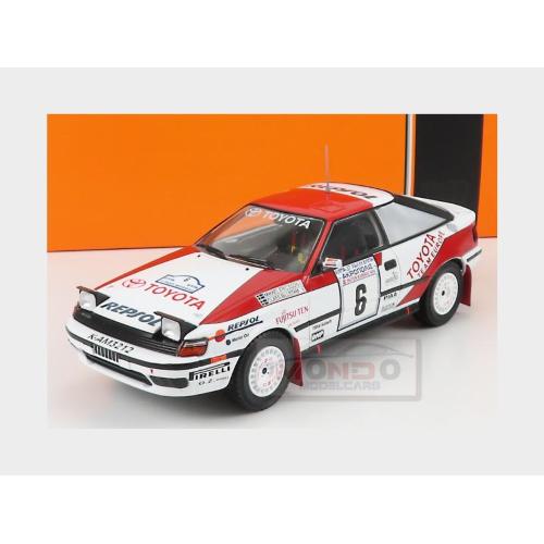 1:24 IXO Toyota Celica Gt-Four #6 Rally Acropolis 1990 M.Ericsson C.Billstam White Red 24RAL016B