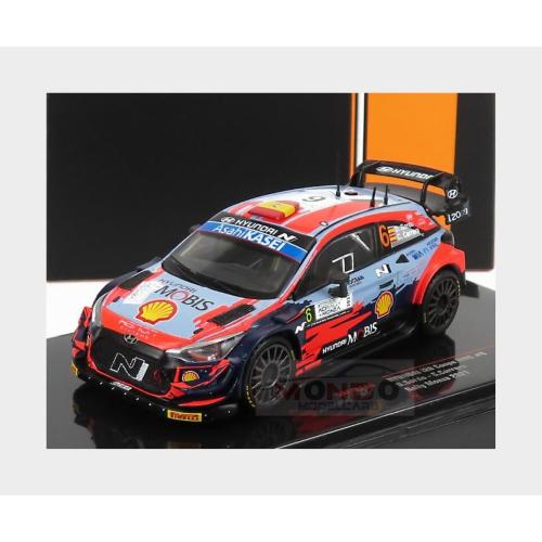 1:43 IXO Hyundai I20 Coupe Wrc Mobis #6 Rally Monza 2021 D.Sordo C.Carrera 2 Tone Blue Red RAM824A