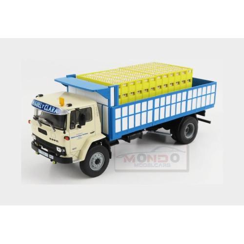 1:43 EDICOLA Ebro P260 Truck 2-Assi 1976 Beige White Blue CAMAUESP005