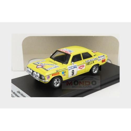 1:43 TROFEU Opel Ascona A #9 Rally 1000 Lakes 1974 B.Waldegaard A.Hertz Yellow TRFDSN46