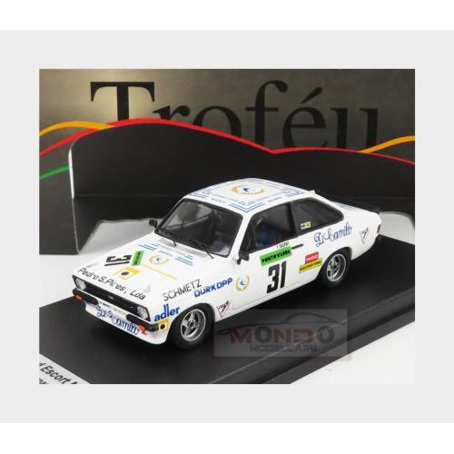 1:43 TROFEU Ford England Escort Mkii Rs 2000 #31 2Nd Rally Vila Do Conde 1981 F.Gaspar White TRFRRAC29