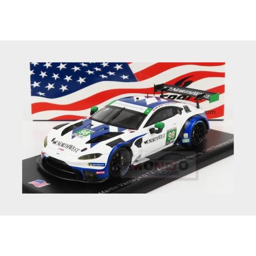 1:43 SPARK Aston Martin Vantage Gt3 Team Aston Martin Racing #98 24H Daytona 2020 P.Lamy R.Gunn A.Watson M.Lauda White Blue Green US135