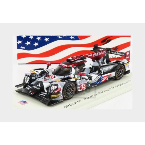 1:43 SPARK Oreca 07 Gibson 4.2L V8 Team Rebellion Racing #13 24H Daytona 2017 S.Buemi N.Jani S.Sarrazin N.Heidfeld White Black Red US153