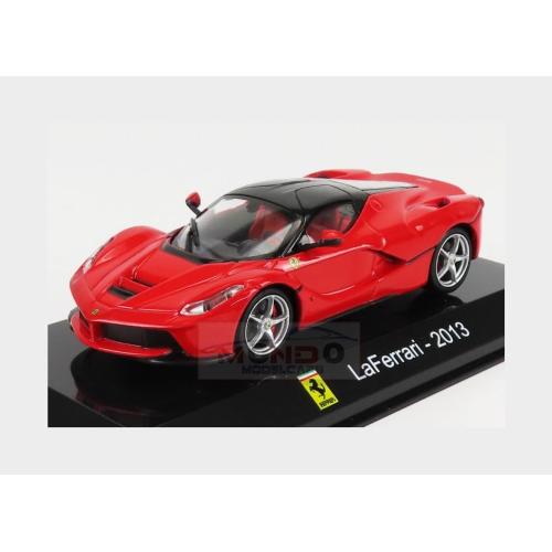 1:43 EDICOLA Ferrari Laferrari 2013 Con Vetrina With Showcase Red Black ABSUP047