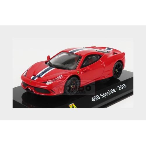 1:43 EDICOLA Ferrari 458 Speciale 2013 Con Vetrina With Showcase Red ABSUP142