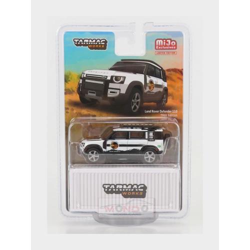 1:64 TARMAC Land Rover New Defender 110 Trek Edition 2020 White Black T64G-020-TREK