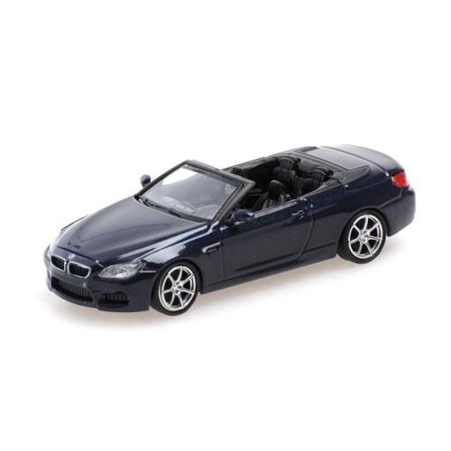 1:87 MINICHAMPS Bmw M6 Cabrio Blue Metallic 2015 870027330