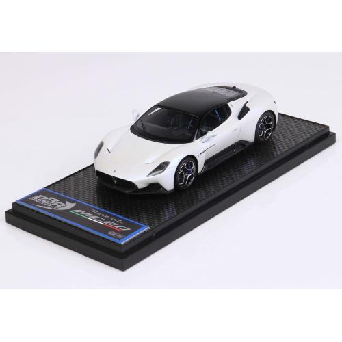 1:43 BBR-MODELS Maserati Mc20 2020 Bianco Audace White Pearl Met Black BBRC251A