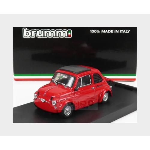 1:43 BRUMM Fiat 500 590Gt #0 Giannini Vallelunga 1969 Red R490