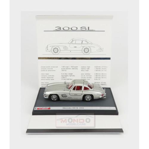 1:43 BRUMM Mercedes Benz 300Sl Coupe Gullwing (W198) 1954 Silver BMS1919