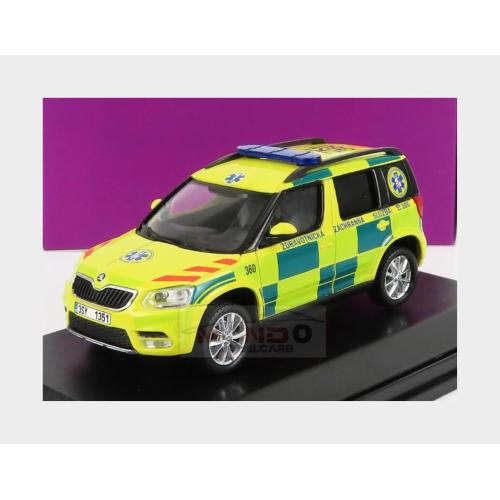 1:43 ABREX Skoda Yeti Suv Facelift (Restyling) Ambulance 2013 Yellow 143ABX-031XO03