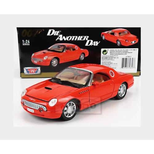 1:24 MOTORMAX Ford Usa Thunderbird 1999 007 James Bond Die Another Day La Morte Puo' Attendere Orange MTM79853