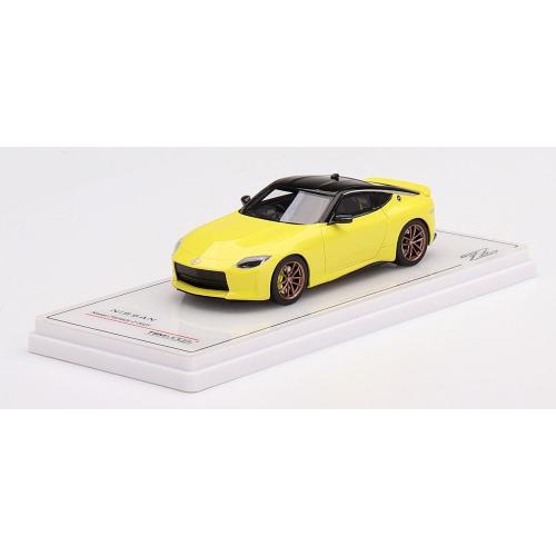 1:43 TRUESCALE Nissan Fairlady Z Proto Spec Ikazuchi Yellow Rhd 2023 TSM430643
