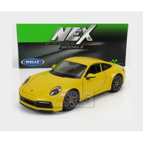 1:24 WELLY Porsche 911 992 Carrera 4S Coupe 2020 Yellow WE24099Y