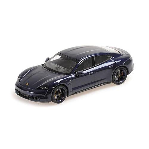 1:43 MINICHAMPS Porsche Taycan Turbo S Blue Metallic 2020 410068475
