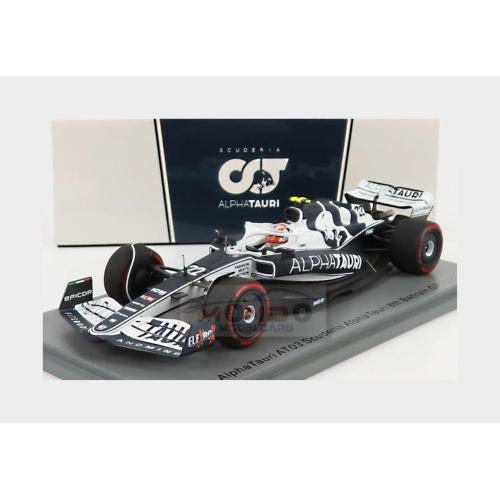 1:43 SPARK Alpha Tauri F1 At03 Honda Team Alpha Tauri #22 Bahrain Gp 2022 Yuki Tsunoda White Blue S8527