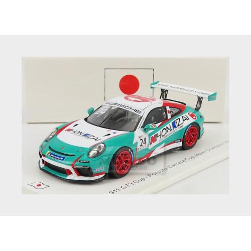 1:43 SPARK Porsche 911 991 Gt3 Cup #24 Porsche Carrera Cup Japan Champion 2020 T.Kondo White Blue Red SJ099