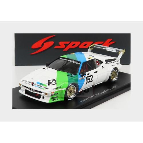 1:43 SPARK Bmw M1 M88 3.5L Team Voldelsang #152 24H Le Mans 1985 H.Grohs A.Heger K.Koning White Green Blue S6411