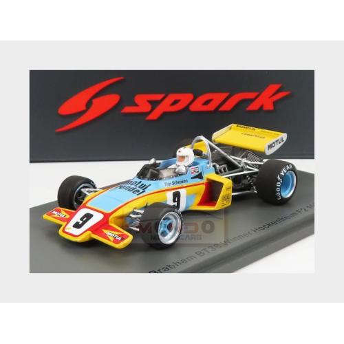 1:43 SPARK Brabham F2 Bt38 #39 Winner Hockenheim Gp 1972 T.Schenker Yellow Light Blue S7438