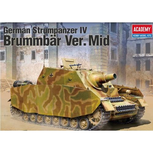 1:35 ACADEMY German Strumpanzer Iv Brummbar Ver.Mid Kit AC13525