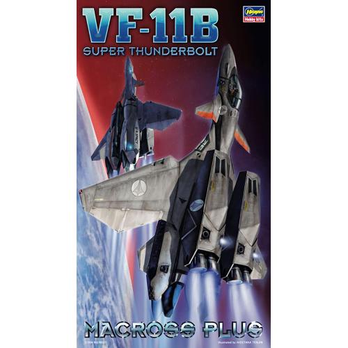 1:72 HASEGAWA Tv Series Vf-11B Super Thunderbolt Robot Advance Variable Fighter Airplane Macross Plus Kit HA65723