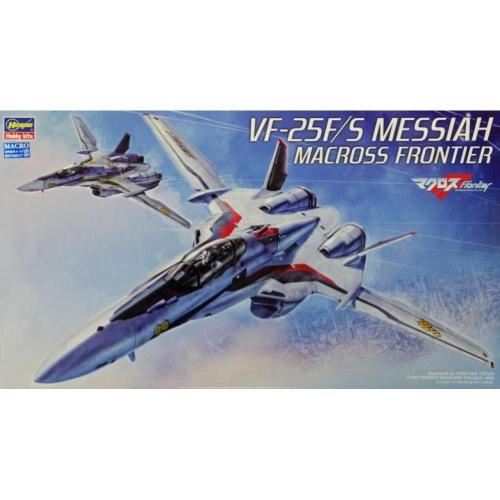 1:72 HASEGAWA Tv Series Vf-25F/S Robot Advance Variable Fighter Airplane Macross Frontier Kit HA65724
