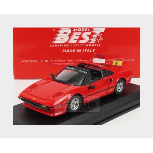 1:43 BEST Ferrari 308 Gts 1982 F1 Parade Mexico Gp 2020 C.Sainz C.Leclerc Red BE9830