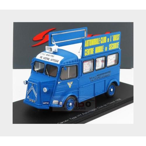 1:43 SPARK Citroen Hy Automobile Club De L'Ouest 1958 Light Blue White S8870
