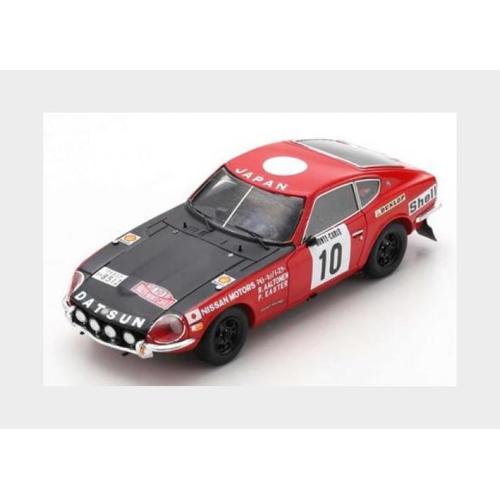 1:43 SPARK Datsun 240Z Coupe #10 Rally Montecarlo 1973 R.Aaltonen P.Easter Red Black S6286