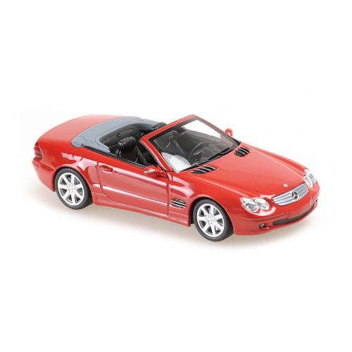 1:43 MINICHAMPS Mercedes Benz Sl Class (R230) Red 2001 940031031