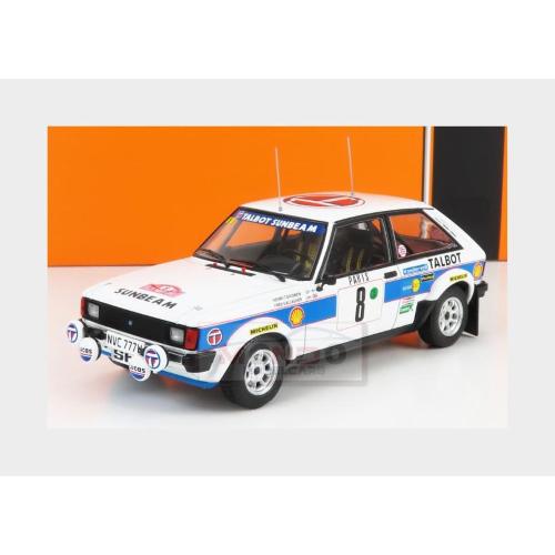 1:24 IXO Talbot Sunbeam Lotus (Night Version) #8 Rally Montecarlo 1981 H.Toivonen F.Gallagher White Light Blue 24RAL023B