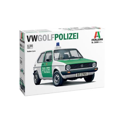 1:24 ITALERI Volkswagen Golf Polizei Kit IT3666