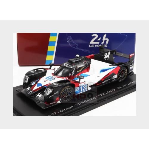 1:43 SPARK Oreca Gibson 07 Gk428 4.2L V8 Team Tds Racing #13 24H Le Mans 2022 N.De Vries M.Beche T.Van Der Helm White Black S8621