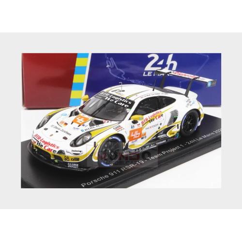 1:43 SPARK Porsche 911 991 Rsr-19 4.2L Team Project-1 #46 24H Le Mans 2022 M.Cairoli M.Pedersen N.Leutwiler White S8648